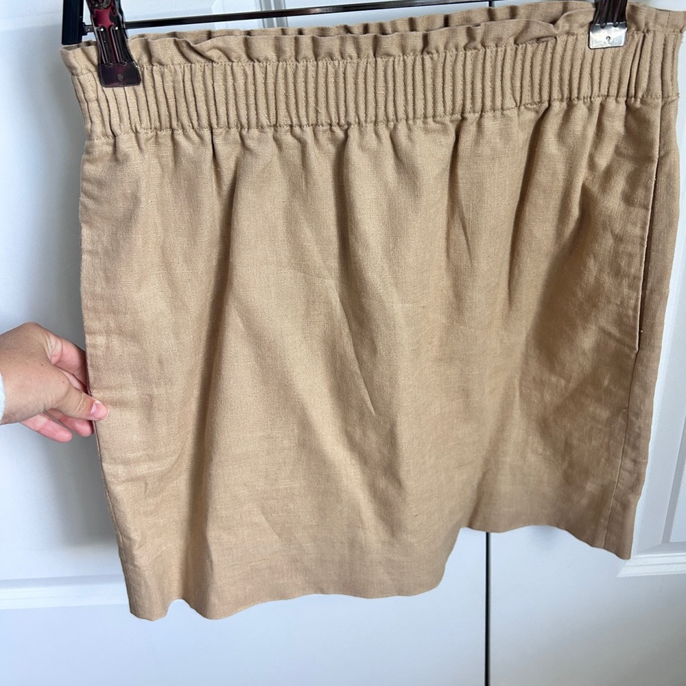 J.Crew Tan Pencil Skirt